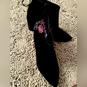Embroidered Booties
